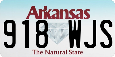 AR license plate 918WJS