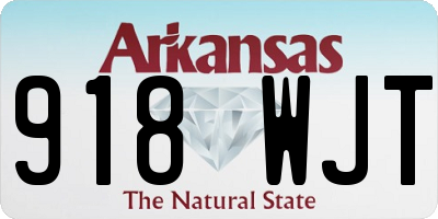 AR license plate 918WJT
