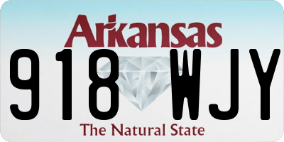 AR license plate 918WJY