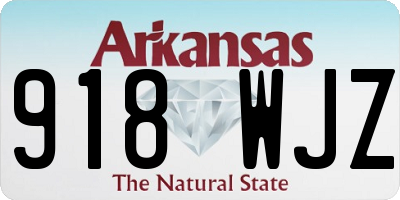 AR license plate 918WJZ