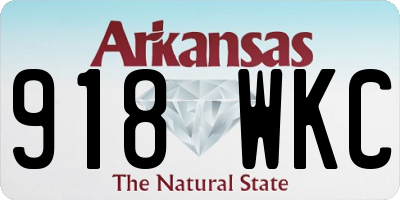 AR license plate 918WKC