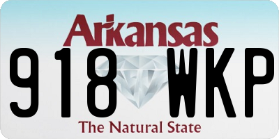 AR license plate 918WKP