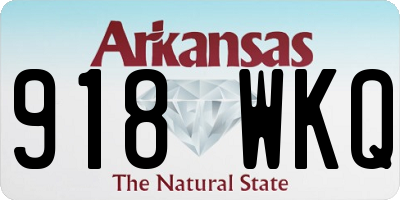 AR license plate 918WKQ