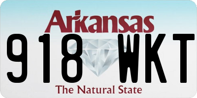 AR license plate 918WKT