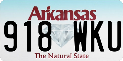 AR license plate 918WKU