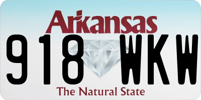AR license plate 918WKW