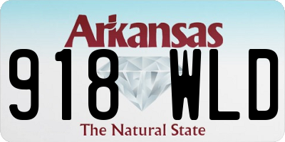 AR license plate 918WLD