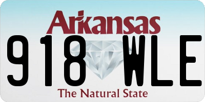 AR license plate 918WLE