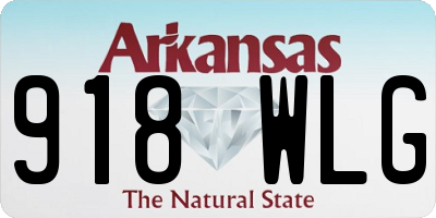 AR license plate 918WLG