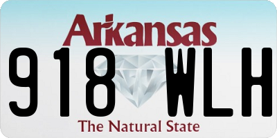 AR license plate 918WLH