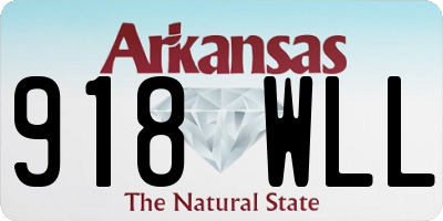 AR license plate 918WLL