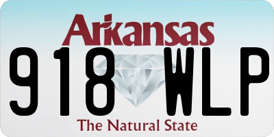 AR license plate 918WLP