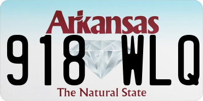 AR license plate 918WLQ