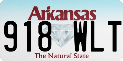 AR license plate 918WLT