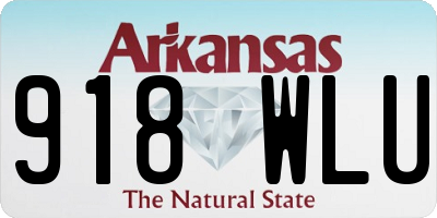 AR license plate 918WLU