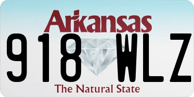 AR license plate 918WLZ