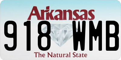 AR license plate 918WMB