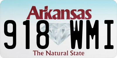 AR license plate 918WMI
