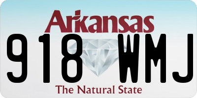 AR license plate 918WMJ