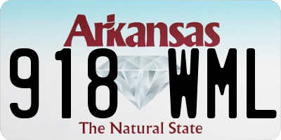 AR license plate 918WML