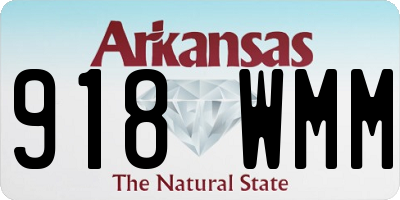 AR license plate 918WMM