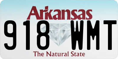 AR license plate 918WMT