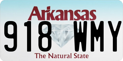 AR license plate 918WMY