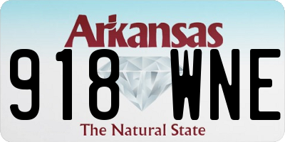 AR license plate 918WNE