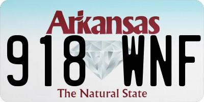AR license plate 918WNF