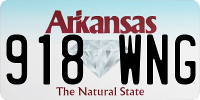 AR license plate 918WNG