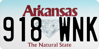 AR license plate 918WNK