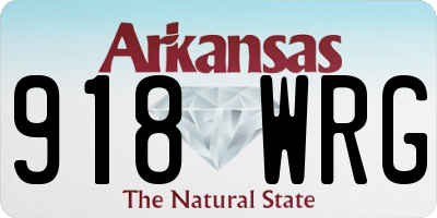 AR license plate 918WRG
