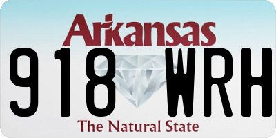 AR license plate 918WRH