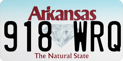 AR license plate 918WRQ