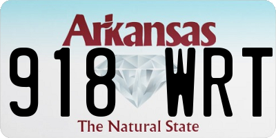 AR license plate 918WRT