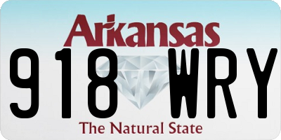 AR license plate 918WRY