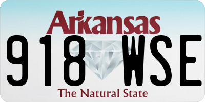 AR license plate 918WSE