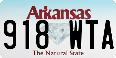 AR license plate 918WTA