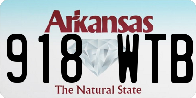 AR license plate 918WTB