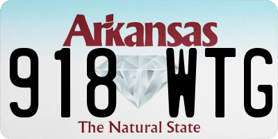 AR license plate 918WTG