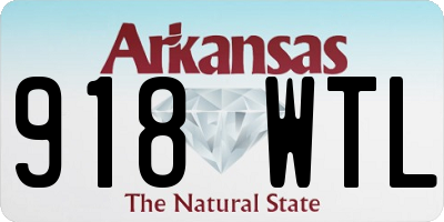 AR license plate 918WTL