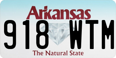 AR license plate 918WTM