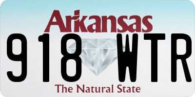 AR license plate 918WTR