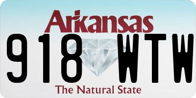 AR license plate 918WTW