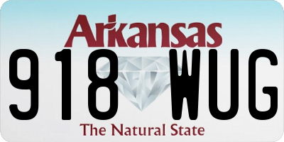 AR license plate 918WUG