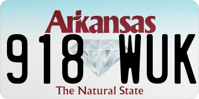 AR license plate 918WUK