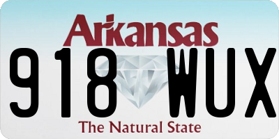 AR license plate 918WUX