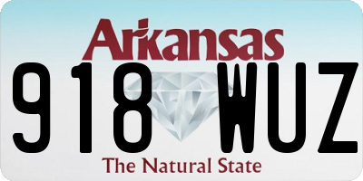 AR license plate 918WUZ