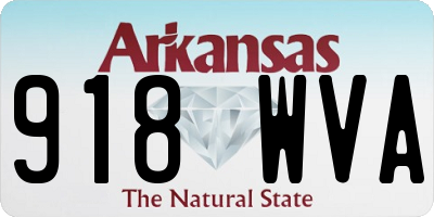 AR license plate 918WVA