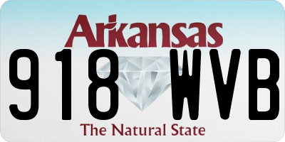 AR license plate 918WVB